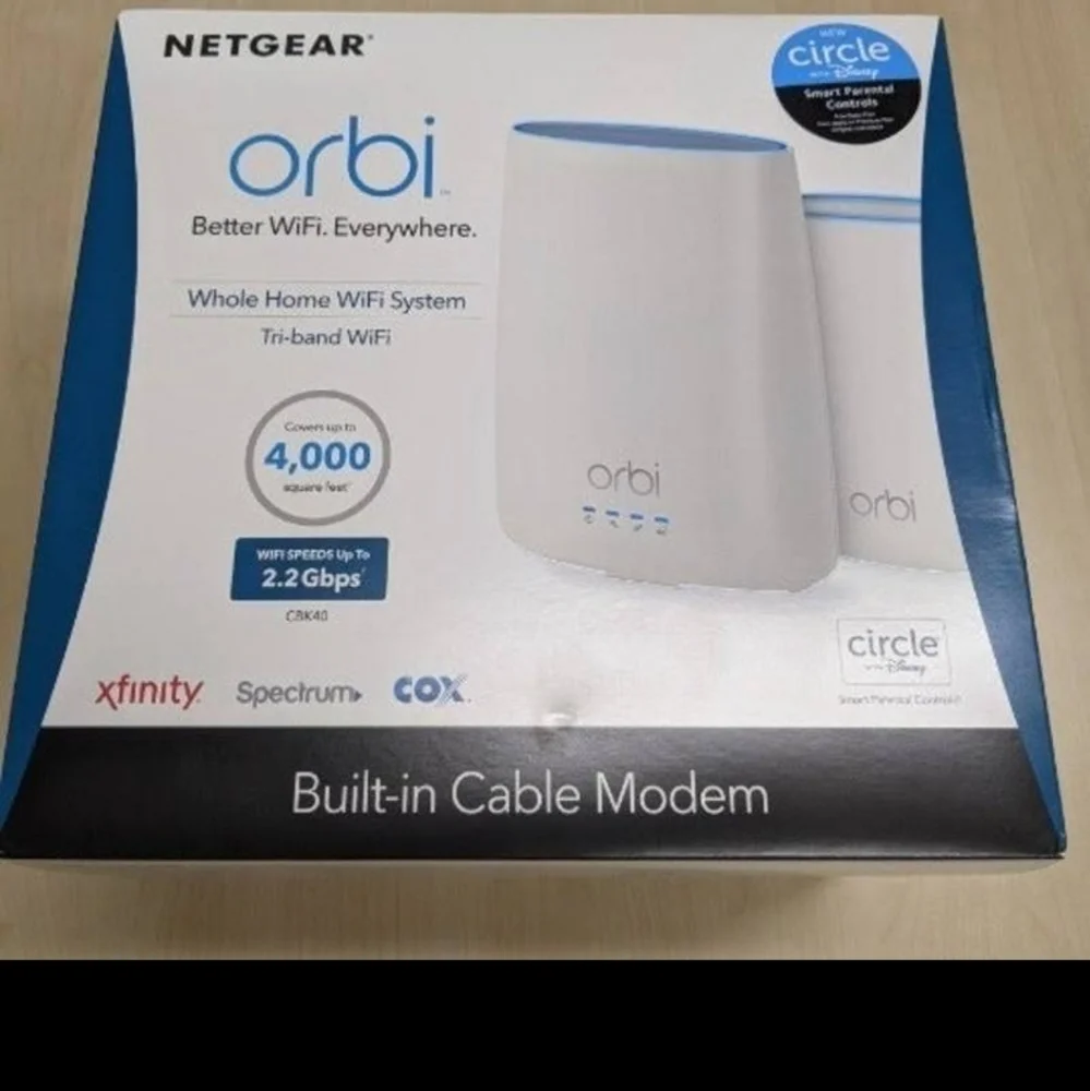 Netgear Netgear Orbi All-in-One Cable Modem + Whole Home Mesh-ready WiFi Router
